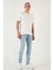 Streç Pamuklu Slim Fit Normal Bel Dar Paça Jeans Erkek Kot Pantolon 1115S601NAPOLI 1