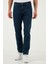 Streç Pamuklu Regular Fit Normal Bel Boru Paça Jeans Erkek Kot Pantolon 2201S51PARMA 3