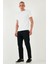 Streç Pamuklu Slim Fit Normal Bel Boru Paça Jeans Erkek Kot Pantolon 5900S50MILANO 1