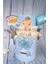 Özel Kutuda Uyku Arkadaşı Bebeto Peluş Bebeği ile Yeni Doğan Hediye Seti- Babyshower, Yenidoğan Hediyesi 4