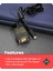 LED Göstergeli Usb-C 2.0 Seri RS-232 Adaptör 3