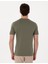 Erkek Haki Slim Fit Merserize Basic Tişört 50302560-VR027 5