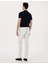 Erkek Ekru Slim Fit Beli Lastikli Kanvas Pantolon 50301759-VR019 4
