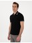 Erkek Siyah Slim Fit Tişört 50302607-VR046 3