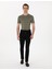 Erkek Siyah Slim Fit Jogger Kanvas Pantolon 50305261-VR046 1