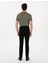 Erkek Siyah Slim Fit Jogger Kanvas Pantolon 50305261-VR046 4