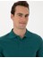 Erkek Zümrüt Slim Fit Kıvrılmaz Polo Yaka Basic Tişört 50302561-VR055 2