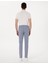 Erkek Açık Mavi Slim Fit Beli Lastikli Kanvas Pantolon 50308080-VR003 4