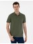 Erkek Haki Regular Fit %100 Pamuk Polo Yaka Basic Tişört 50306449-VR027 1