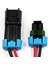 3'lü Paket Metri-Pack 2-Pin 30 Amper, 280 Serisi Konnektörler Çok Işlevli (Erkekten Dişiye Pigtail 12GA) (Yurt Dışından) 4