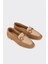 Naturel Deri Kadın Loafer 2