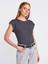 3504 Bisiklet Yaka Penye T-Shirt-Koyu Antr. 4