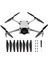 Mini 3 6030F Pervaneler Düşük Gürültü Kanat Bıçakları Aksesuarları Için Drone Karbon Fiber Pervane (Yurt Dışından) 3