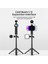 Vrıg Tp-06 Tripod Stand Selfie Çubuğu Alüminyum Alaşımlı 1/4 Inç Vida Soğuk Ayakkabı Montajı 360° Dönebilen Selfie Çubuğu (Yurt Dışından) 2