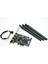 Broadcom Için BCM94360CSAX BCM943602CS BCM94331CSAX Wlan Kartı Masaüstü Pcı-E Dönüştürücü Adaptör + Apple Wifi Kartı Için Anten (Yurt Dışından) 3