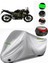 Honda Cbr 125 R Arka Çanta Uyumlu Motosiklet Brandası Premium (Kilit Uyumlu)-Gri 1