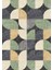 Siesta Modern 32-526 Modern Desenli Dokuma Tabanlı Yıkanabilir Şönil Salon ve Oda Halısı 1