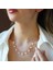 Sıra Incili Rose Gold Gümüş Kolye 1