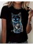 Neon Cat Özel Tasarım Baskılı Oversize Tshirt 1