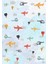 Siesta Kids 32-578 Modern Desenli Dokuma Tabanlı Yıkanabilir Şönil Çocuk Odası Halısı 1