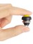 12MM PBS-33B 2 Pin Push Buton Sarı On Off 1A 250V Mini Yuvarlak Su Geçirmez Anahtar Momentary Switch 5