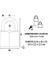 Lock CAD40T 2 Adet Masif Pirinçten Yapılmış Anahtarlı Büyük Asma Kilit Paketi, Altın Rengi, 5,4 x 4 x 1 cm 3