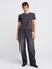 3471 Bisiklet Yaka Basic T-Shirt-Koyu Antr. 3