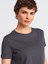 3471 Bisiklet Yaka Basic T-Shirt-Koyu Antr. 4