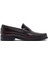 Erkek Bordo Deri Klasik Loafer 25SFD621122 1
