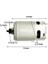 14.4 V/13 Diş Motor Bosch GSR14.4-2-LI Psr 14,4 Li-2 PSR14.4LI-2 PSR1440LI-2 Gsr 14, Matkap Motoru Için Motoru Değiştirin (Yurt Dışından) 4