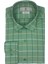 Yeşil Ekose Slim Fit Uzun Kollu Erkek Gömlek 1