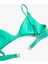 Hafif Destekli Parlak Ince Askılı Bikini Üstü 2