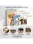 Minimal Kedi Çocuk Odası Ahşap Çerçeveli Duvar Tablosu 3