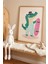 Kaykaycı Timsah Çocuk Odası Ahşap Çerçeveli Duvar Tablosu 1