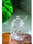 Kaşıklı Borosilikat Cam Bal Kavanozu - Kapaklı Boncuk Şekilli Reçellik Bal Reçel Kavanozu 400ML 1