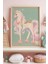 Pastel Renkli Büyülü Unicorn Çocuk Odası Ahşap Çerçeveli Duvar Tablosu 1