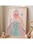 Elsa Taçlı Yıldızlı Masal Elbisesi Çocuk Odası Ahşap Çerçeveli Duvar Tablosu 2