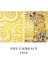 Gold Series - A5, Gustav Klimt 4'lü Defter Seti I, Çizgisiz, Toplam 256 Sayfa, Her Biri 64 Sayfa, Tel Dikiş, Esnek Kapak, Oval Kenar, Tuval Doku, 60 Gram, Sarı Krem Renk 3