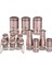 Luxury 13 Parça Rosegold Cam Baharat Seti G1881 FMA05168 1 Adet 1