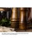 Luxury Ahşap Baharat Tuz Öğütücü Değirmen Tuzluk Baharatlık 14 cm ve 21 cm 2'li Set Kahverengi 1 Adet 3