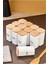 Luxury 12'li Etiketlli 300 ml Bambu Ahşap Kapaklı Akrilik Mika Baharatlık Saklama Kabı - Vakumlu Sızdırmaz. 1 Adet 3