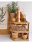 Luxury 1 - 2 L Bambu Köşe Raf Köşe Baharatlık Köşe Meyvelik Bambu 1 1 Adet 2