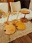 Luxury 3 Lü Bambu Kapak, Kaşık,standlı Cam Baharatlık, Reçellik Set 1 Adet 1
