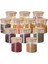 Luxury Etiketli 350 ml Borosilikat Baharatlık Takımı 9 Adet 1 Adet 1