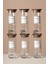 Luxury Spice - 6'lı Tulip Ağacı Vakum Kapaklı Etiket Hediyeli Cam Saklama Kabı Baharatlık Seti 290 ml 1 Adet 1