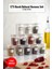 Luxury 12'li Barok Yuvarlak Baharat Kavanoz Seti & Saklama Kabı & Erzak Kabı (12*250 Ml) 1 Adet 1