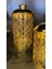 Luxury Zeyve Akrilik Gold Daireli Kavanoz Büyük 21X11 cm Kapaklı 1 Adet 2