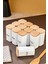 Luxury 12'li 300 ml Bambu Ahşap Kapaklı Akrilik Mika Baharatlık Saklama Kabı - Vakumlu Sızdırmaz-Etiketli 1 Adet 2