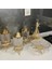 Luxury 3 Lü Gold Set 1 Adet Rulo Peçetelik 1 Adet 1 Adet Tabaklı Sunumluk ve 3lü Kavanoz Seti 1 Adet 1