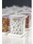 Luxury Akrilik Beyaz 12 Li Baharat Kavanozu & Baharatlık & Baharatlık Seti 200 ml ( Cam Değildir ) 1 Adet 2